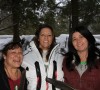 Beth Brass E;;son, Kimberly Rose Edwards and Sylvie Simard at Springwater Park in December - Anne Nahuis photo