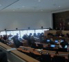 Simcoe County councillors opposed to public information sessions on Official Plan vote - but the French-Burton motion passed.-AWARE Simcoe photo