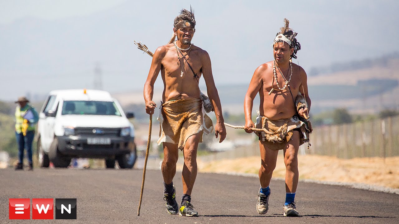 Khoisan walkers for indigenous right