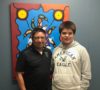 Lance Copegog in a recent photo with Alvin Fiddler, Grand Chief at Nishnawbe Aski Nation