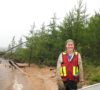 Julee Boan, who leads Ontario Nature's northern programming as its boreal program manager, conducts field research. File Photo by Ontario Nature